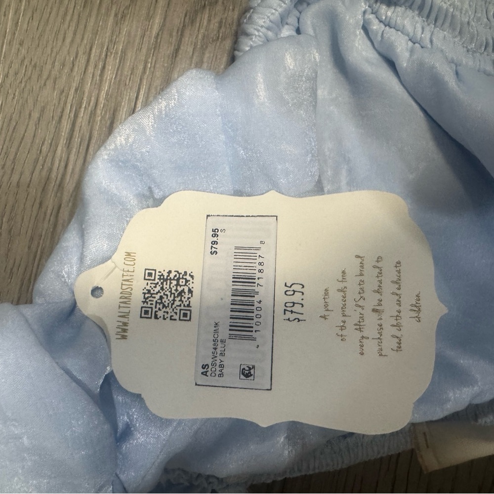 Light Blue open cut dress babydoll